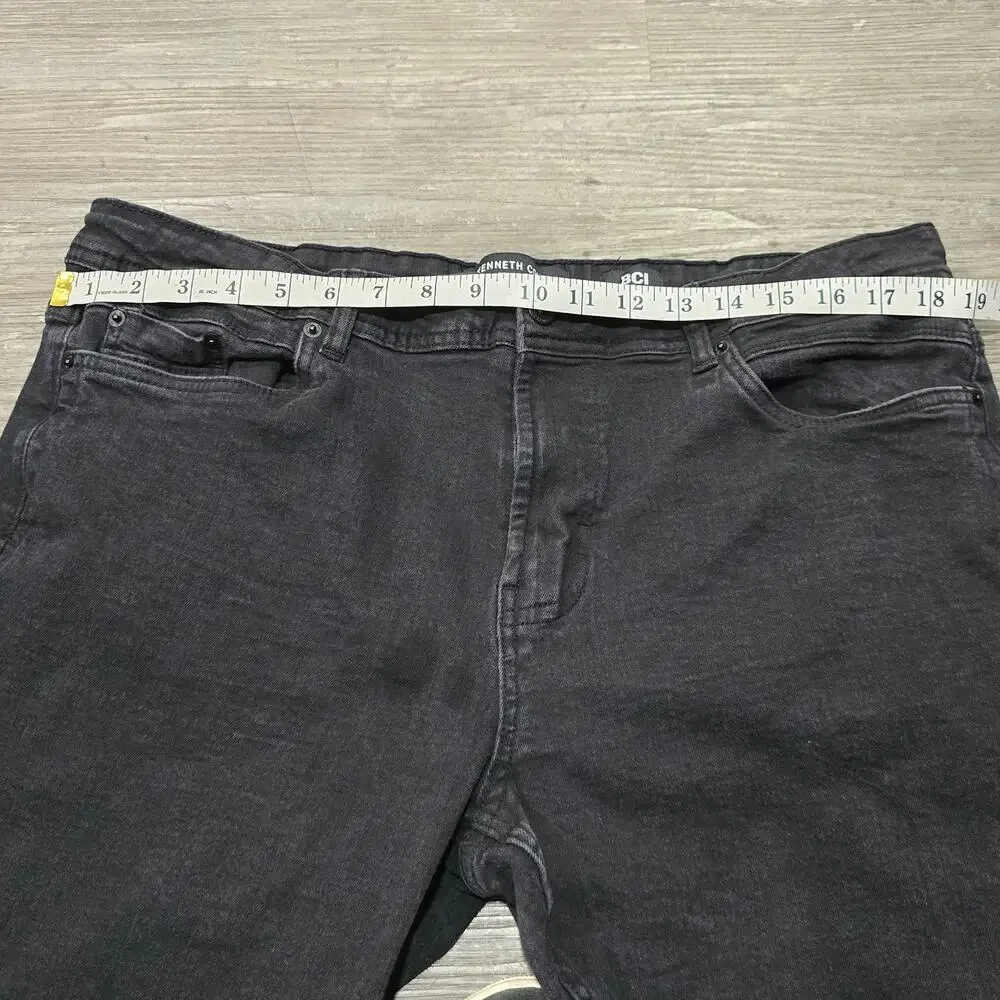 Kenneth Cole New York Black BCI Straight Leg Men's Denim Jeans 38